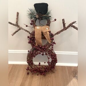 Snowman Wreath